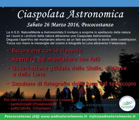 Ciaspolata Astronomica