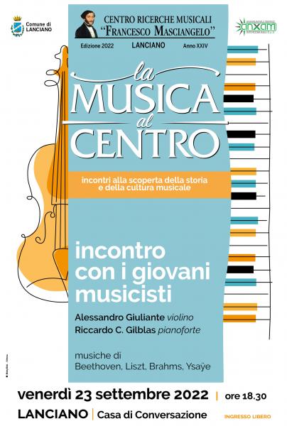 INCONTRO CON I GIOVANI MUSICISTI