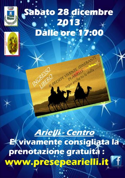 Presepe Vivente Itinerante Arielli 2013
