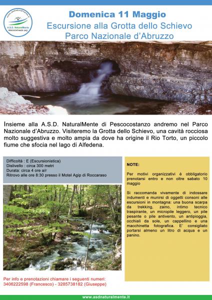 Escursione alla Grotta dello Schievo