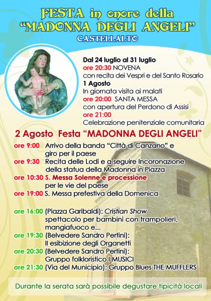 Festa in onore della Madonna degli Angeli