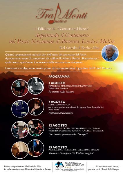 “TRAnote&MONTI” I Concerti nel Parco