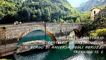 Trekking alle Gole del Sagittario + Anversa degli Abruzzi.