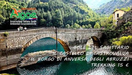 Trekking alle Gole del Sagittario + Anversa degli Abruzzi.