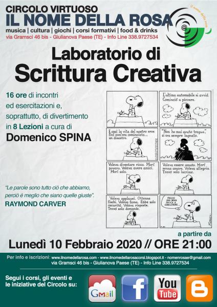 LABORATORIO DI SCRITTURA CREATIVA