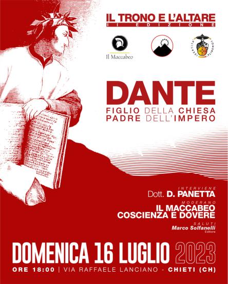 Presentazione del libro “Dante. Il figlio della Chiesa e padre dell'Impero”
