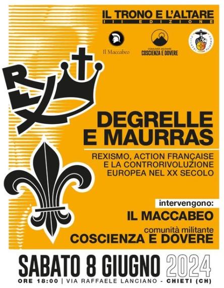 Degrelle e Maurras.